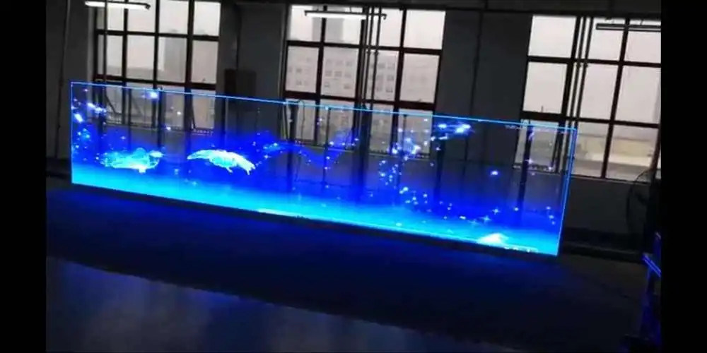 P3.97-7.81 Display de pared de vídeo LED alquiler transparente a todo color