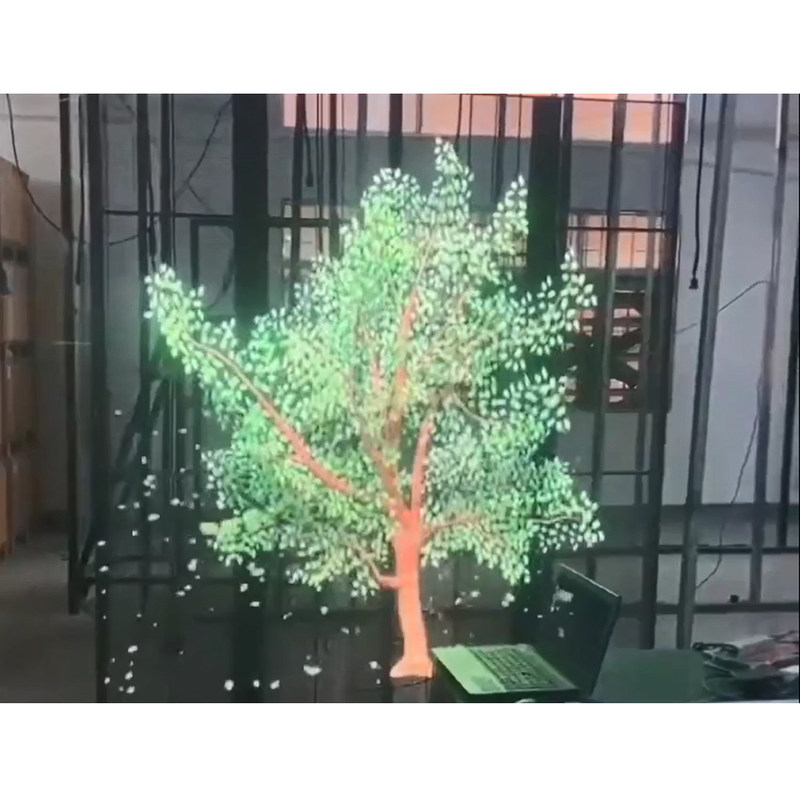 Panel de pantalla LED transparente delgado 4K multicolor de alta definición