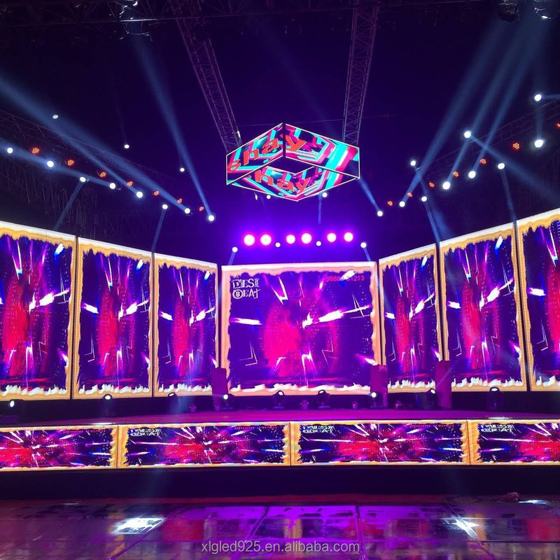 Práctico alquiler de pantallas de pared de vídeo, pantalla LED a prueba de agua para alquiler de escenarios