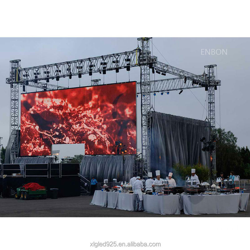 Display LED de alquiler de escenarios al aire libre P2.97mm IP65 a prueba de agua 5000cd/m2