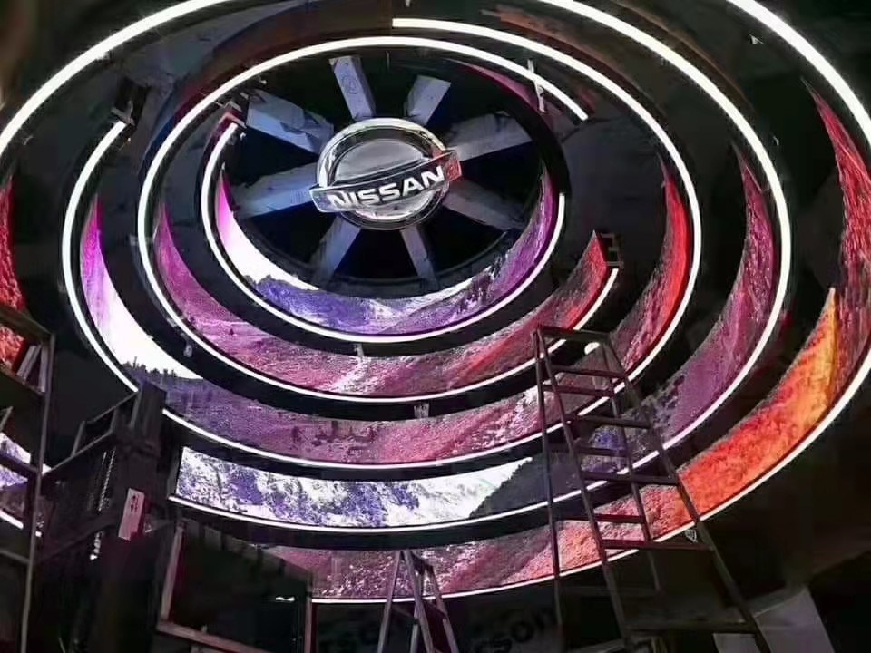 5V 60A pantalla de vídeo LED exterior, pantalla de panel LED multicolor exterior