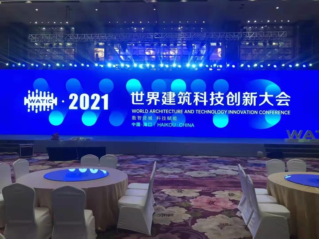 Panel de pantalla de pared LED multicolor para interiores P3.91 P5.95 Instalación fija