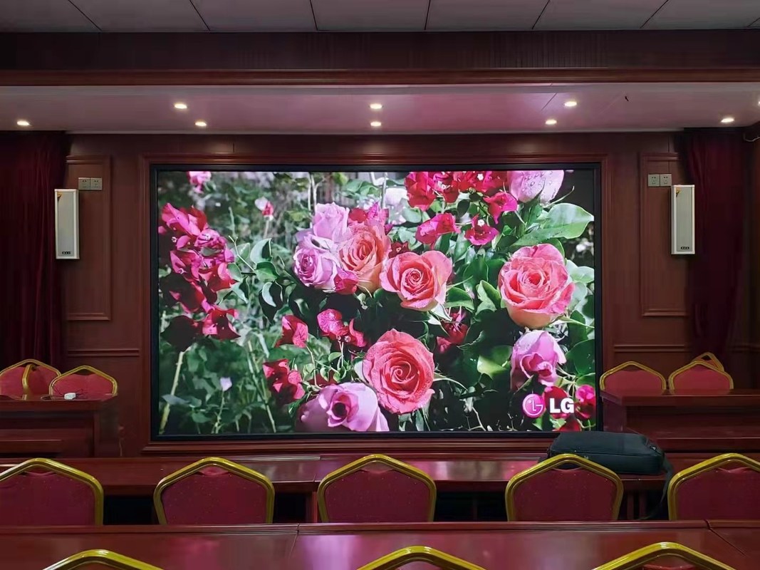 HD Publicidad Interior pantalla de LED de color completo Brillo de 16 bits