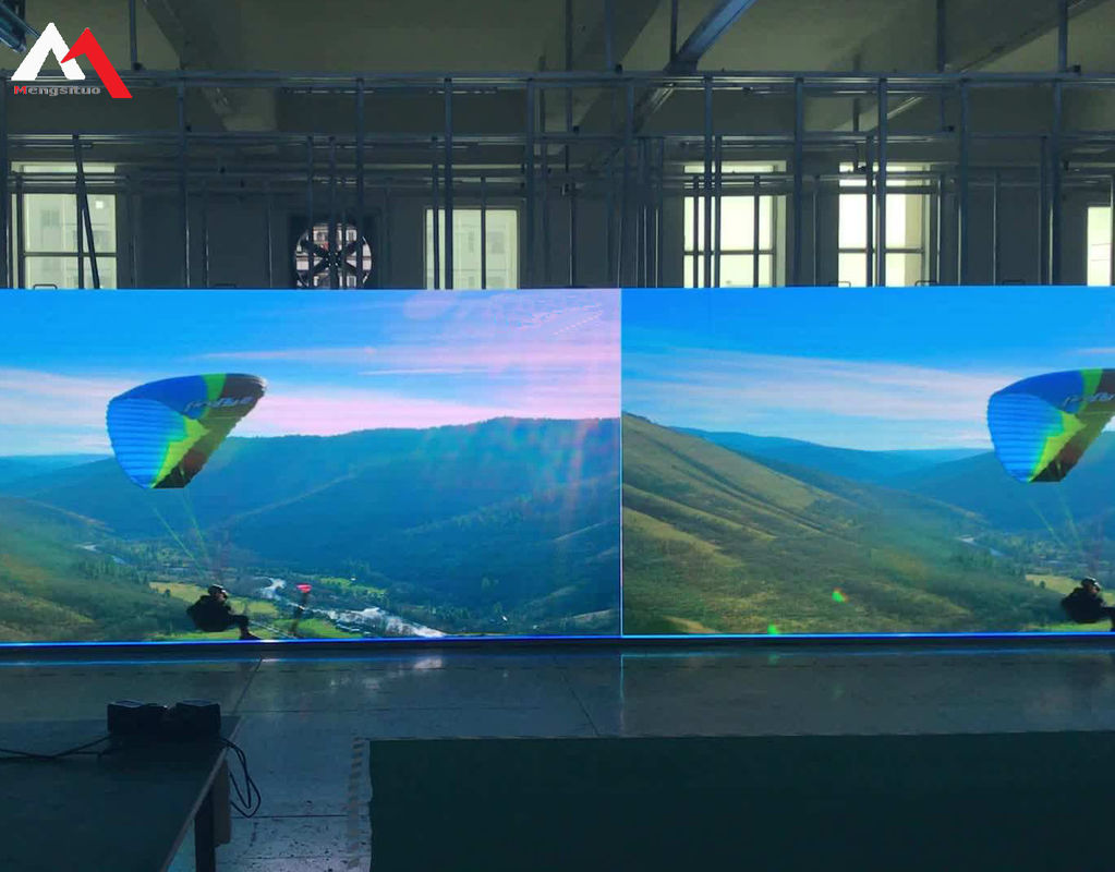 160x80 Pared de vídeo duradera para interiores, pantalla LED para publicidad en interiores