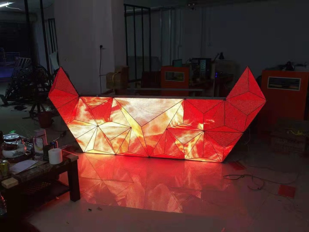 P2 P2.5 P3.91 Tecnología de pantalla innovadora, escritorio LED de DJ de interior RGB