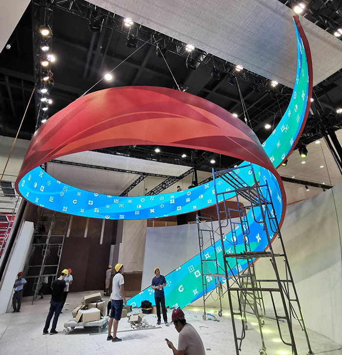 Tecnología de pantalla comercial innovadora P2.5, pantalla LED de color completo fija en interiores