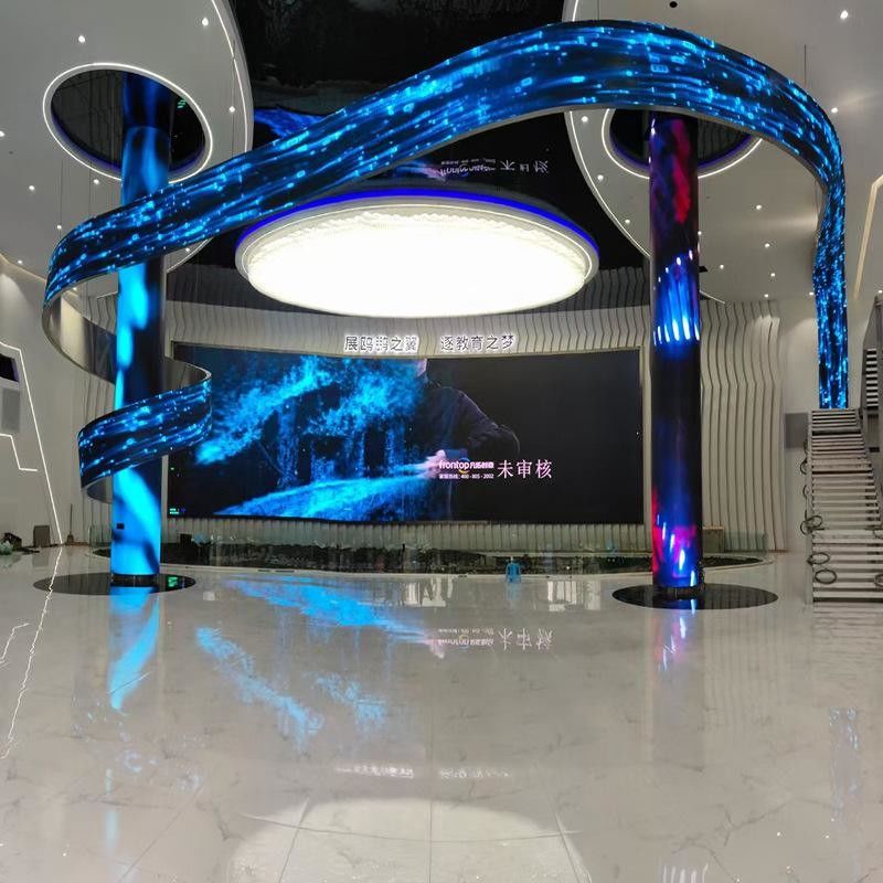 Tecnología de pantalla comercial innovadora P2.5, pantalla LED de color completo fija en interiores