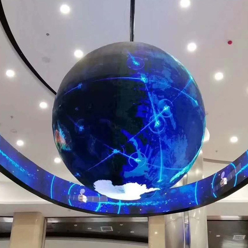 Pantalla de pantalla LED flexible ligera de pared multicolor con tono de píxeles de 2 mm