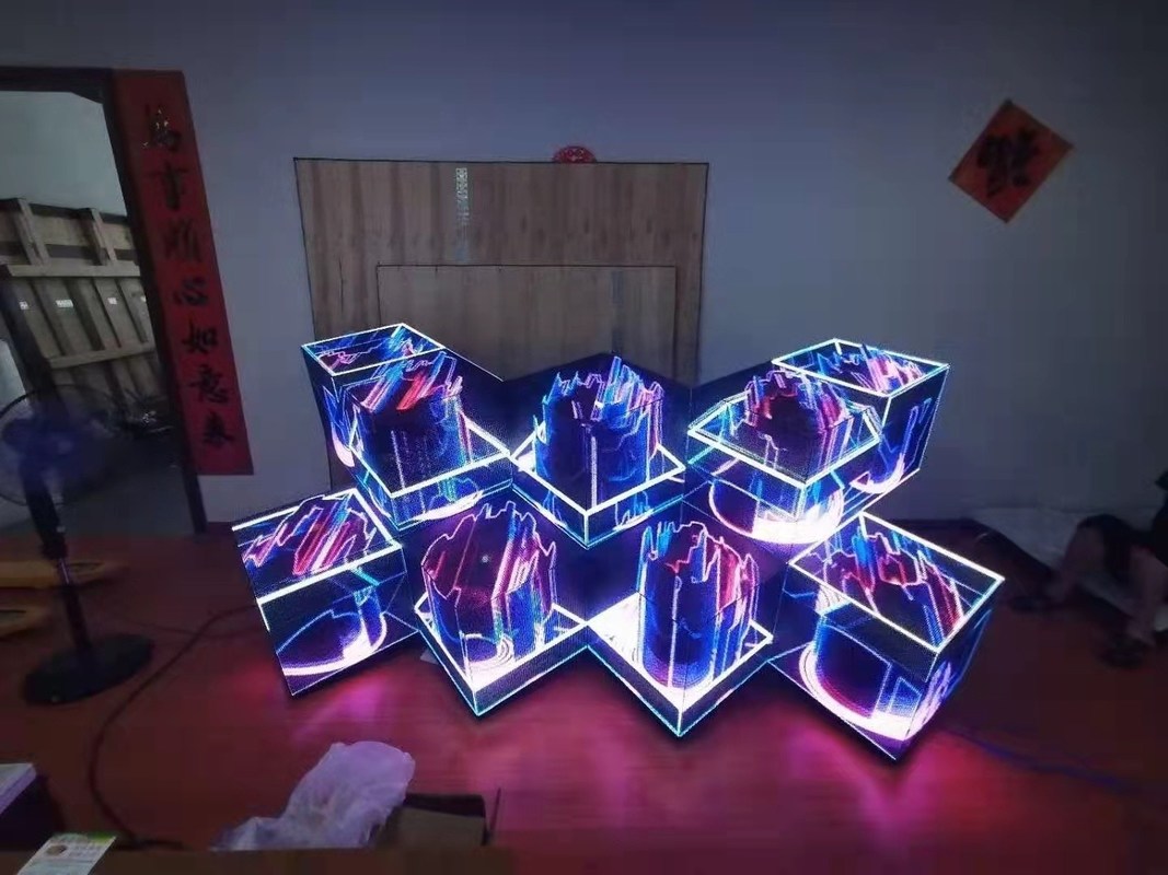 Pantalla de pantalla LED flexible ligera de pared multicolor con tono de píxeles de 2 mm