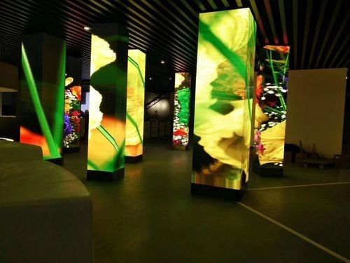 Mural de vídeo LED curvado de esquina sin costura, módulo blando de pantalla LED de exposición
